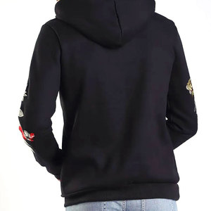 Sweat-shirts à capuche brodés surdimensionnés pour hommes, sweat-shirt d'hiver en coton lourd de qualité, impression de logo personnalisée, respirant, motifs unis - Product Image 6