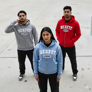 Sudadera con capucha unisex de alta calidad con cremallera, bordado de logotipo personalizado, estilo streetwear, hombros caídos, lavado ácido, MOQ bajo - Product Image 1