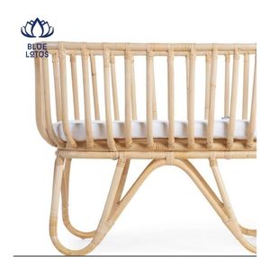 ENVÍO EN EL MISMO DÍA Cuna de Ratán 2026, Construcción Segura y Duradera para un Sueño Tranquilo y un Balanceo Suave para una Relajación Tranquila - Product Image 2