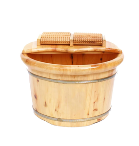 Bol de massage des pieds en bois massif naturel personnalisé, fait à la main, bol de spa pour les pieds en bois, au prix le plus bas - Product Image 5