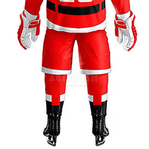 Uniformes de hockey sur glace personnalisés, respirants et écologiques, style 2026, tissu 100% polyester, pour hommes - Product Image 6