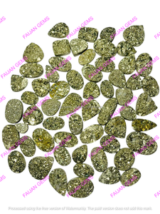 Pirita Natural de Alta Calidad, Druzy, Multiforma, Lote a Granel de Piedras Preciosas Sueltas para Fabricación de Joyería Artesanal, Piedra Certificada para Joyería al por Mayor - Product Image 3
