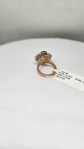 Elegant 9K Natural Diamond Ladies Ring 2.02ct Color Stone 0.58ct HI Color SI Purity Luxury Rhodium Plated IGI Certified - Product Image 3