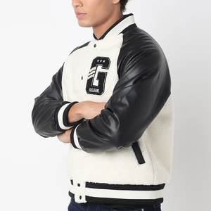 Chaqueta de Béisbol para Hombre, Estilo Letterman, de Lana, Manga Larga, Cálida para Invierno, Último Diseño, Talla Regular - Product Image 2