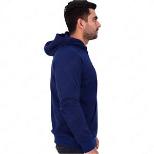 Nueva venta al por mayor estilo en blanco de peso pesado Boxy Hoodies Keep Warm French Terry Solid Black Oversize Hoodie suéter de alta calidad para hombres - Product Image 4