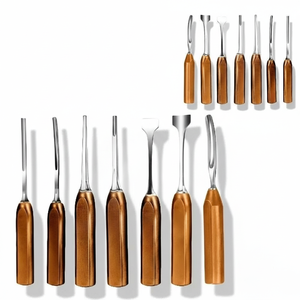 Ensemble d'instruments orthopédiques Spongiosa Gouge de 7 pièces, qualité A+, acier allemand - Product Image 1