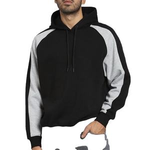 Sudaderas con capucha OEM personalizadas 100% algodón, forro polar de alto gramaje, sudaderas con capucha cortas con cremallera, lisas, con hombros caídos, para bordar, otoño - Product Image 2