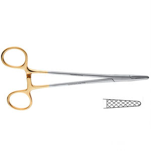 Pinzas Mayo Hegar manuales de acero inoxidable, portaagujas reutilizables, juego de instrumentos de microcirugía ocular, logotipo personalizado, impresión eléctrica - Product Image 3