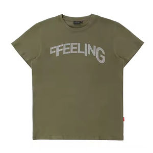 Camisetas Personalizadas para Mujer, Diseño Floral con Pedrería, Corte Recortado, 100% Algodón Tejido, Camiseta Oversize para Mujer - Product Image 6