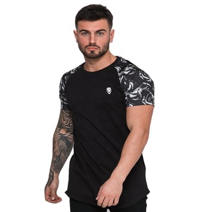 Camisetas Deportivas de Algodón para Hombre, Corte Regular, Cuello Redondo, Manga Corta, Secado Rápido, Transpirables, Tejido de Punto, Hawk Eye Sports - Product Image 1