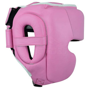 Protectores de Cabeza para Boxeo Hechos en Pakistán, de Cuero, Ajustables, Transpirables y Ligeros, con Cierre de Gancho y Bucle para Protección de la Cabeza en el Boxeo - Product Image 4