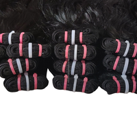 Extensions de cheveux humains vierges indiens Remy, ondulés, non traités, en lots de tissage de temple de Chennai, vente en gros, fournisseur en vrac