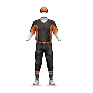 Maillot de baseball personnalisé de qualité supérieure, respirant, avec impression numérique, ensemble uniforme de softball pour adulte à boutons - Product Image 1