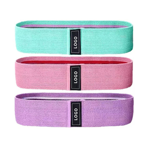 Custom LOGO Light Color Heavy Resistance Booty <b>Bands</b> for Yoga Hip Workout Home Gym <b>Exercise</b> Set Carry Bag Glute Workout - Product Image 2