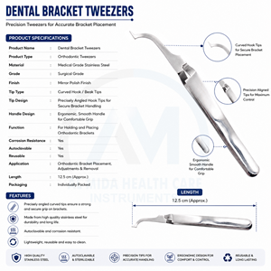 Surgical Suture Tweezers With Hole Serrated Tip For General Surgery Manual <b>Instrument</b> CE Certified Class I - Product Image 6
