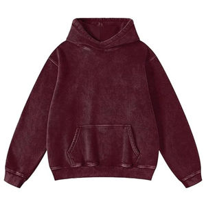 Sudadera con Capucha Personalizada, Estampada, con Bordado 3D, Lavado Ácido, Felpa, 100% Algodón, para Mujer, Estilo Urbano, Invierno, con Logotipo Frontal - Product Image 2