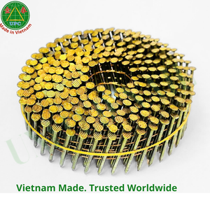 Clavos en espiral de 15 grados y 1-3/4 pulgadas con vástago liso para pistola de clavos a gas, directamente de fábrica en Vietnam |   Clavo en rollo - Product Image 2
