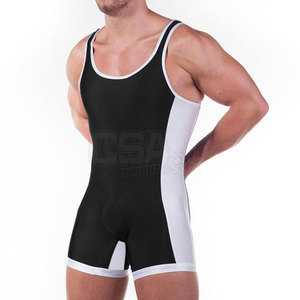 Singlet Professionale da Wrestling: Uniforme Sportiva a Compressione Confortevole per Allenamenti, Partite ed Eventi <span class=keywords><strong>di</strong></span> Wrestling - Product Image 5