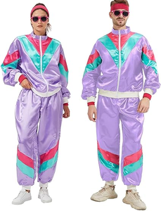 Conjunto Deportivo Informal con Capucha para Hombre y Mujer, Estilo Retro Hip Hop de los 80s y 90s, Chaqueta Cortavientos para Parejas - Product Image 4