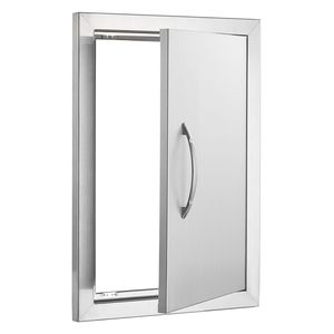 Porta di Accesso BBQ a Incasso in Acciaio Inossidabile 14W X 20H Pollici per Cucina Esterna, Accessori Singoli per Armadietti Verticali da Cucina - Product Image 1