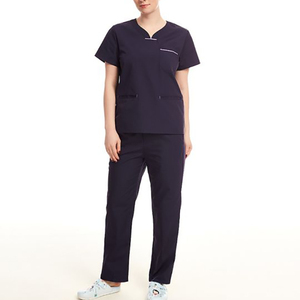 New Arrival Medical Unisex Scrub <b>Set</b> for Nurses and <b>Doctors</b> Quick Dry Breathable Canvas Jogger Scrub Uniform - Product Image 4
