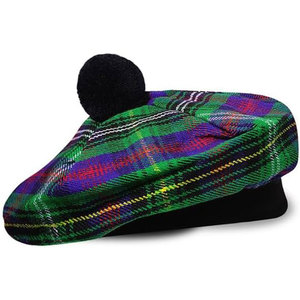 Sombrero Escocés Personalizado Highland Tam o' Shanter con Pompón de Lana, Tartán de Clanes, Gorro de Clanes, OEM ODM - Product Image 1