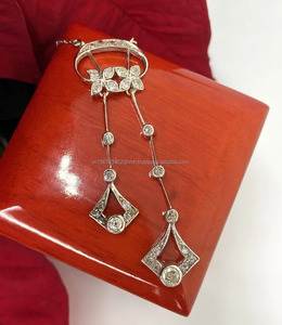 IGI certificado 18K/14K oro sólido redondo corte brillante laboratorio cultivado diamante mujer compromiso boda encanto colgante Arin Luxury Co - Product Image 3