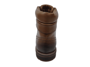 Botas Chukka de Cuero Genuino Marrón, Altura al Tobillo, Punta Redonda, Cierre con Cordones, Suela de Goma, Entresuela de EVA, Forro de Algodón Transpirable - Product Image 2
