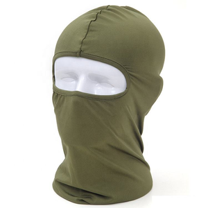 Cagoule en soie noire et blanche personnalisée, style masque de ski intégral tendance pour le voyage, impression numérique d'images - Product Image 2