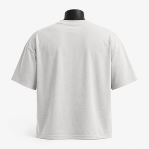 เสื้อยืดกราฟิกโอเวอร์ไซส์สั่งทำพิเศษสำหรับผู้ชาย ผ้าคอตตอนหนานุ่ม พิมพ์ลายสตรีทแวร์ รับผลิตแบบ OEM ODM - Product Image 2