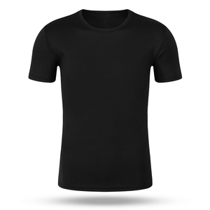 T-shirt unisexe d'été à séchage rapide en polyester 150G, broderie personnalisée avec logo, prix d'usine Chine-Bangladesh, OEM - Product Image 2