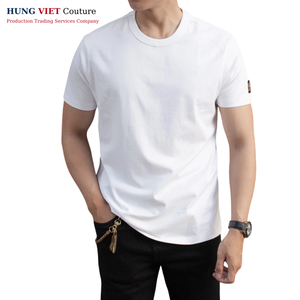 เสื้อยืดผ้าฝ้าย100% สั่งพิมพ์โลโก้คนกลางส่งตรงจากโรงงานเวียดนาม - Product Image 6