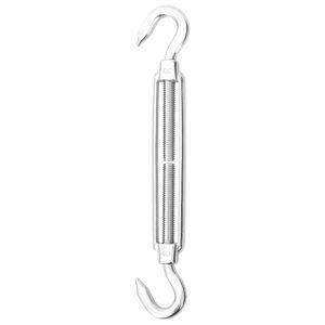 Accoudoirs réglables en acier inoxydable argenté pour voiles d'ombrage et filets – Accessoire pour voile pare-soleil - Product Image 3