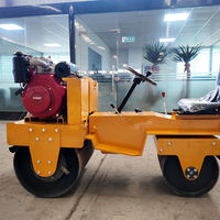 Compacteur routier vibrant hydraulique diesel 3 tonnes à roue avant, autoporté et entièrement hydraulique