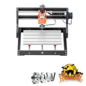 Máquina CNC de 3 Ejes de 60W para Grabado y Fresado de Madera, Área de Trabajo de Aluminio de 300x180x40mm - Product Image 1