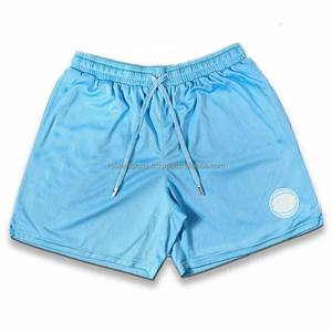 Pantalones Cortos de Compresión Deportivos de Cintura Alta, Elásticos, de Secado Rápido, Transpirables, para Hombre, para Entrenamiento de Fútbol, con Logotipo, de Algodón - Product Image 4
