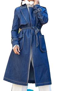 Chaqueta vaquera clásica para mujer Chic Regular Fit Versátil Capas de moda Esencial Vintage Streetwear Botón lavado - Product Image 2