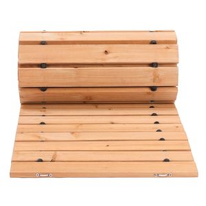 Passerella da Giardino in Legno di Cedro Antiscivolo, 2,4 m x 43 cm, con Filo Metallico a Rullo per Paesaggistica e Terrazze - Product Image 1