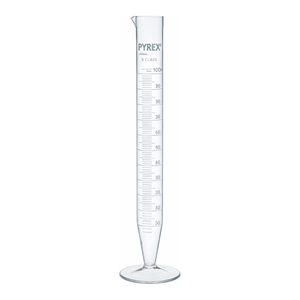 Receptor Graduado de Vidrio Borosilicato de 100 mL para la Recolección de Aceite y Destilado de Alquitrán - Product Image 1