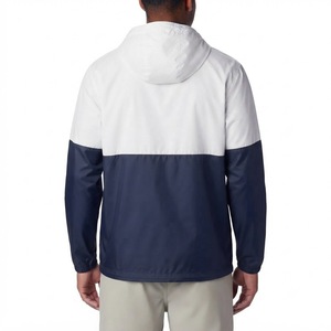 Men's Hooded Color Block Windbreaker <b>Jacket</b> Lightweight <b>Zip</b> <b>Up</b> Casual Outdoor Windproof Coat Autumn Spring Wear - Product Image 2