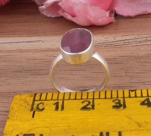 Bague en argent sterling 925 avec rubis naturel certifié AAA, pierre précieuse rouge pour femmes, bijoux fins de luxe, cadeau de mariage - Product Image 4