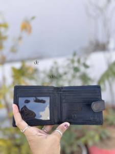 Cartera de Cuero Genuino de Grano Completo para Hombre, de Alta Calidad, Original, con Cierre, Monedero, Tarjetero, 2026 - Product Image 2