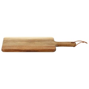 Planche à découper rectangulaire pliable en acacia à grain apparent, bicolore, écologique, épaisseur 1,5 cm, pour cuisine HORECA, gravure personnalisée OEM - Product Image 1
