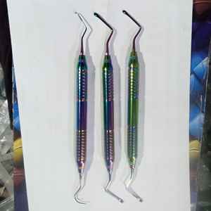 Sonda exploradora dental de doble gancho, herramienta de dentista de acero inoxidable, juego de sondas exploradoras para limpieza e higiene dental. - Product Image 2