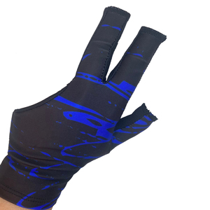 Mens Billiards Playing Glove Quick Dry Breathable Stretch Fabric Three Finger Design For Professional Cue Control - Product Image 3