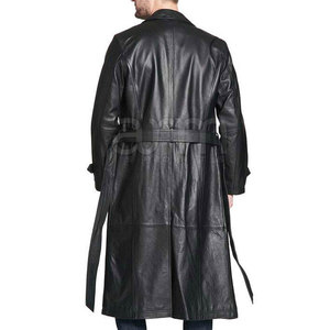 Abrigos Largos de Cuero para Hombre, Nuevo Estilo, Alta Calidad, Talla Personalizada, MOQ Bajo, Abrigos Largos de Cuero para Hombre de Invierno - Product Image 2