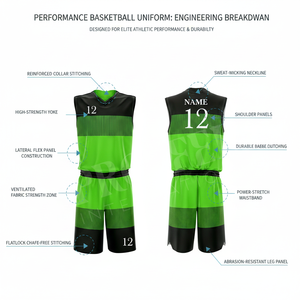 Vente en gros de maillots de basket-ball de haute qualité, uniforme sportif respirant pour les entraînements, les matchs et les compétitions d'équipe, uniforme de club - Product Image 2