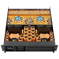 Amplificateur de son professionnel 1800W * 4 Amplificateur de puissance Fedaxy 4 canaux 2u Amplificador Audio Professional
