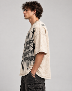 Camiseta Oversize Estampada de Algodón de Manga Corta con Cuello Redondo Estilo Urbano para Hombre de Thorfin Industry - ¡Oferta al por Mayor! - Product Image 6