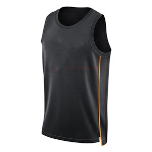 Maillots de basket-ball personnalisés pour adultes, respectueux de l'environnement, à manches courtes, respirants, couleur unie, unisexe, de haute qualité - Product Image 2
